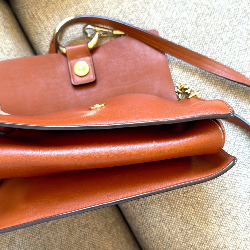 Authentic Chloe Faye Leather Shoulder Bag-Small - Picture 10 of 16